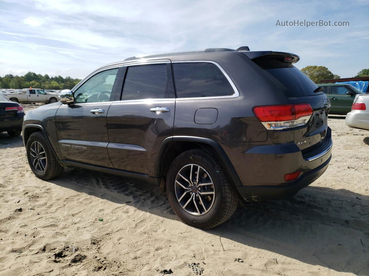 2019 Jeep Grand Cherokee Limited Серый vin: 1C4RJFBG1KC642732