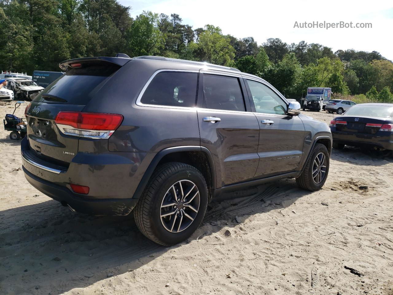 2019 Jeep Grand Cherokee Limited Gray vin: 1C4RJFBG1KC642732