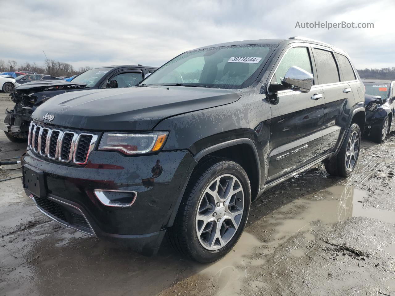 2019 Jeep Grand Cherokee Limited Черный vin: 1C4RJFBG1KC667792