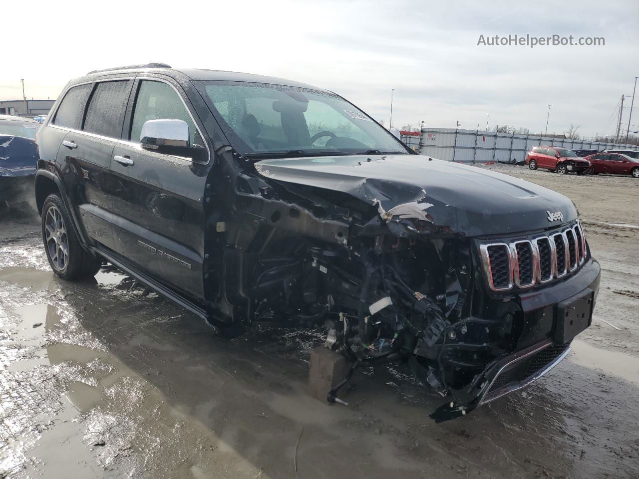 2019 Jeep Grand Cherokee Limited Черный vin: 1C4RJFBG1KC667792