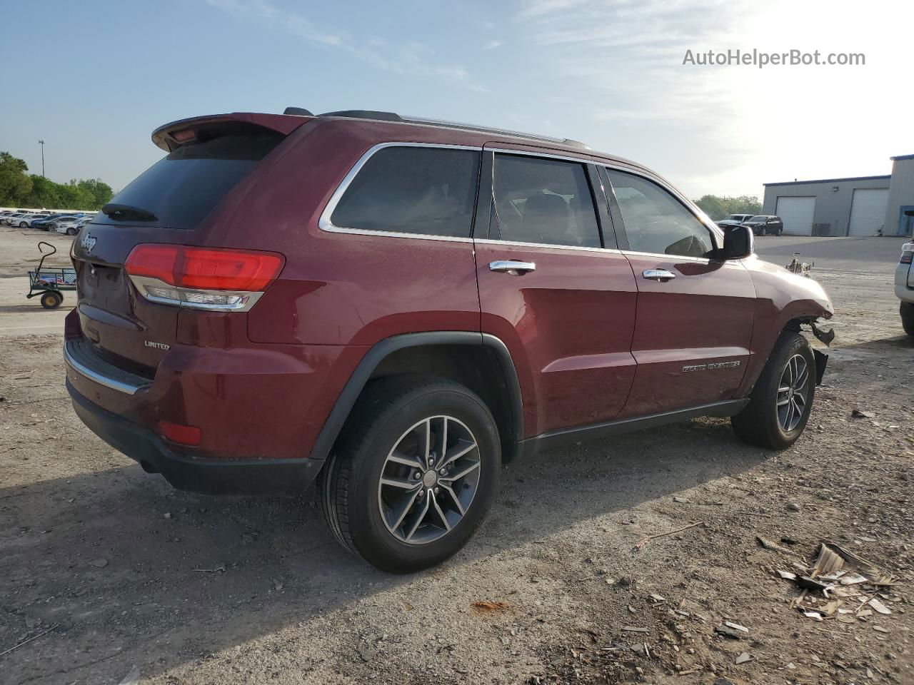 2019 Jeep Grand Cherokee Limited Maroon vin: 1C4RJFBG1KC686052