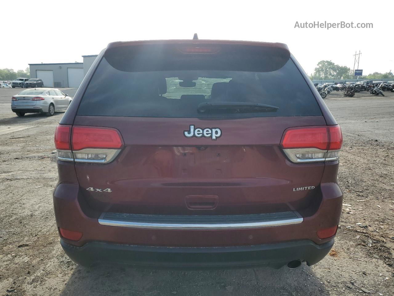 2019 Jeep Grand Cherokee Limited Maroon vin: 1C4RJFBG1KC686052