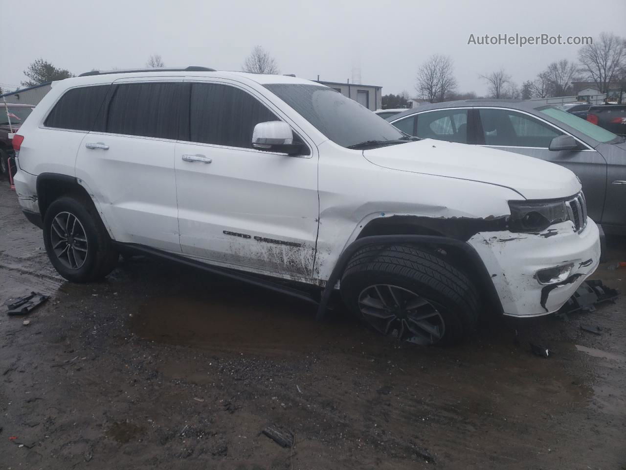 2019 Jeep Grand Cherokee Limited White vin: 1C4RJFBG1KC713797