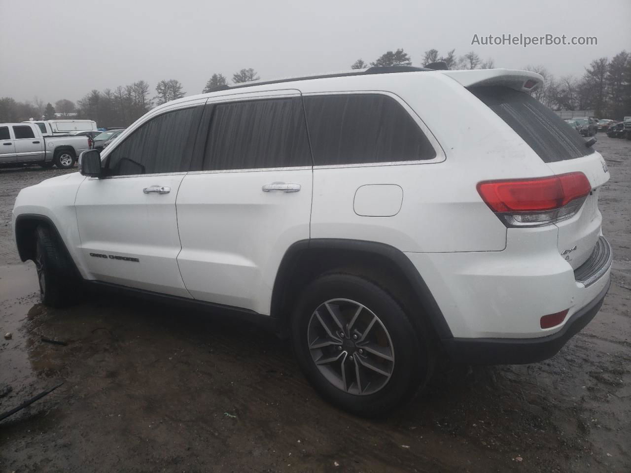 2019 Jeep Grand Cherokee Limited White vin: 1C4RJFBG1KC713797