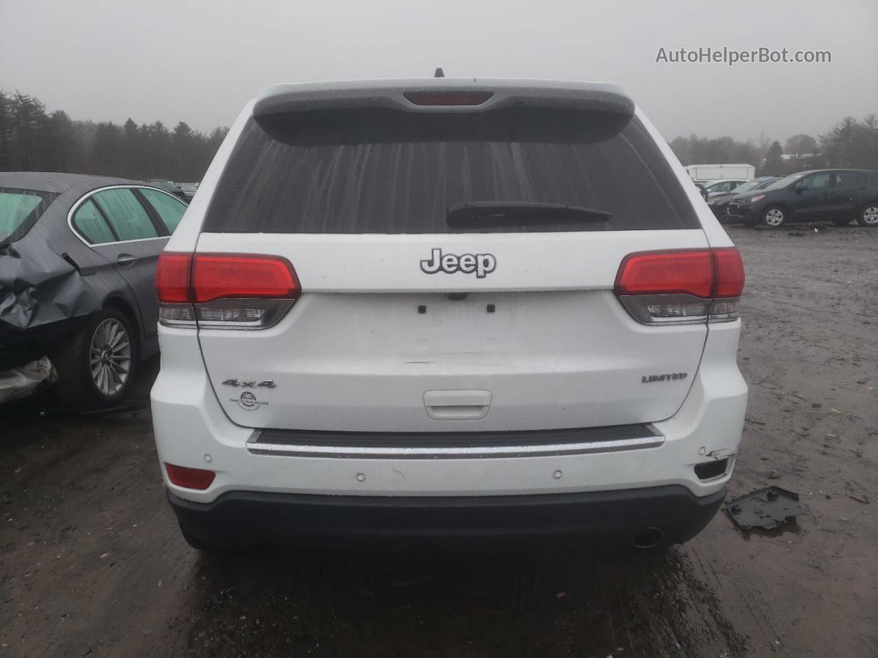 2019 Jeep Grand Cherokee Limited White vin: 1C4RJFBG1KC713797