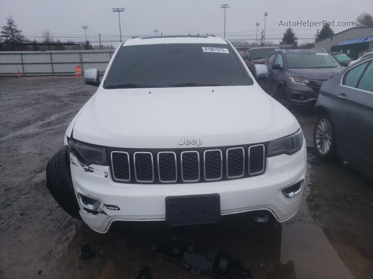 2019 Jeep Grand Cherokee Limited White vin: 1C4RJFBG1KC713797