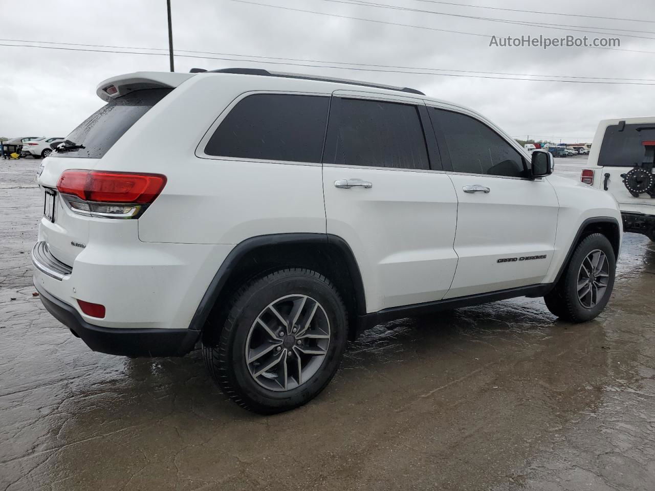 2019 Jeep Grand Cherokee Limited White vin: 1C4RJFBG1KC756844