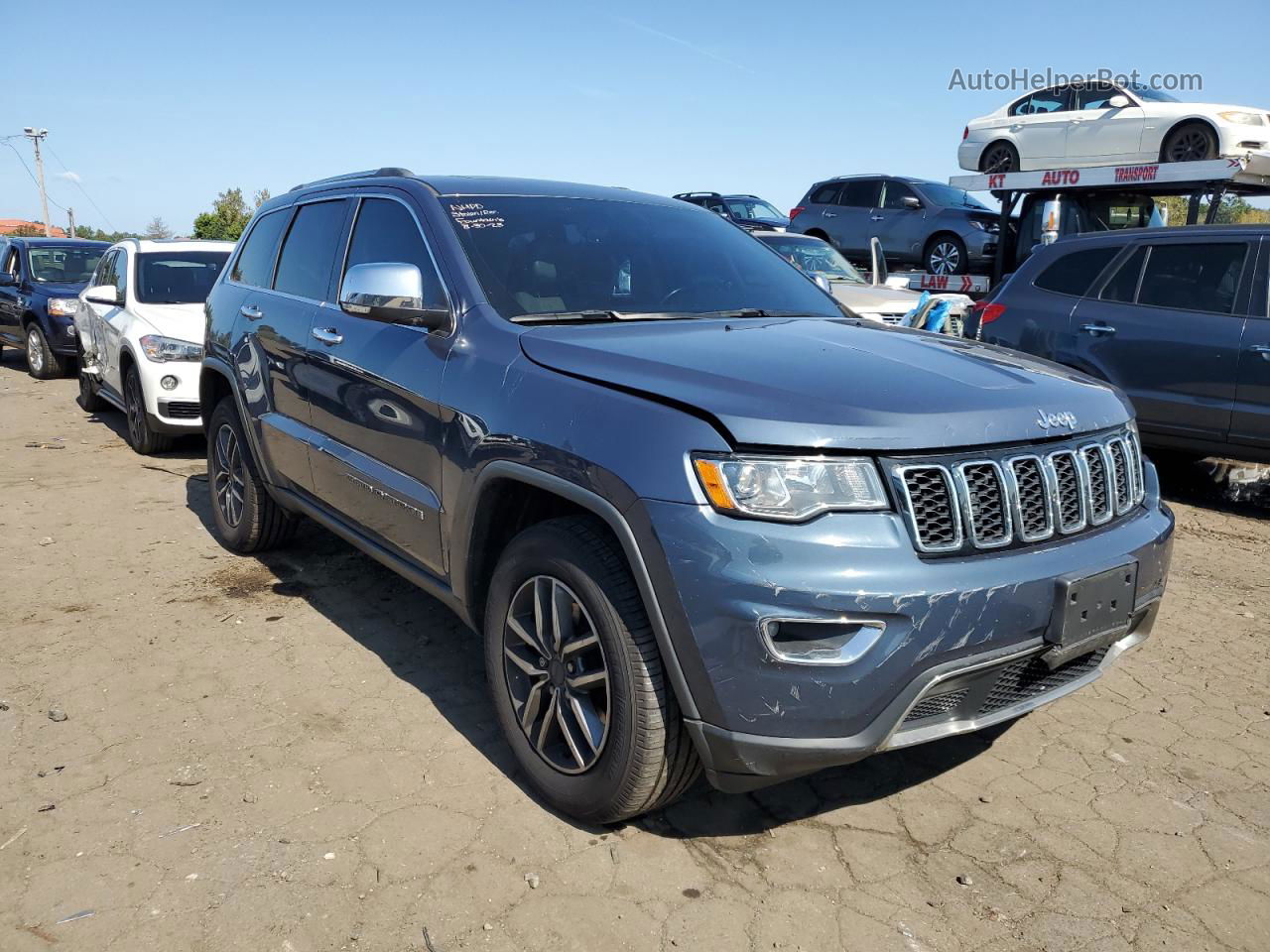 2019 Jeep Grand Cherokee Limited Blue vin: 1C4RJFBG1KC814449