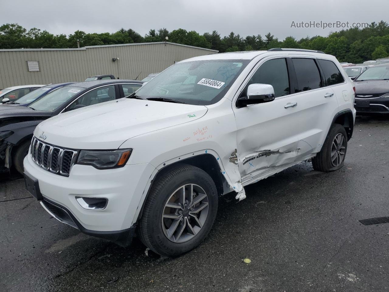 2021 Jeep Grand Cherokee Limited White vin: 1C4RJFBG1MC510525