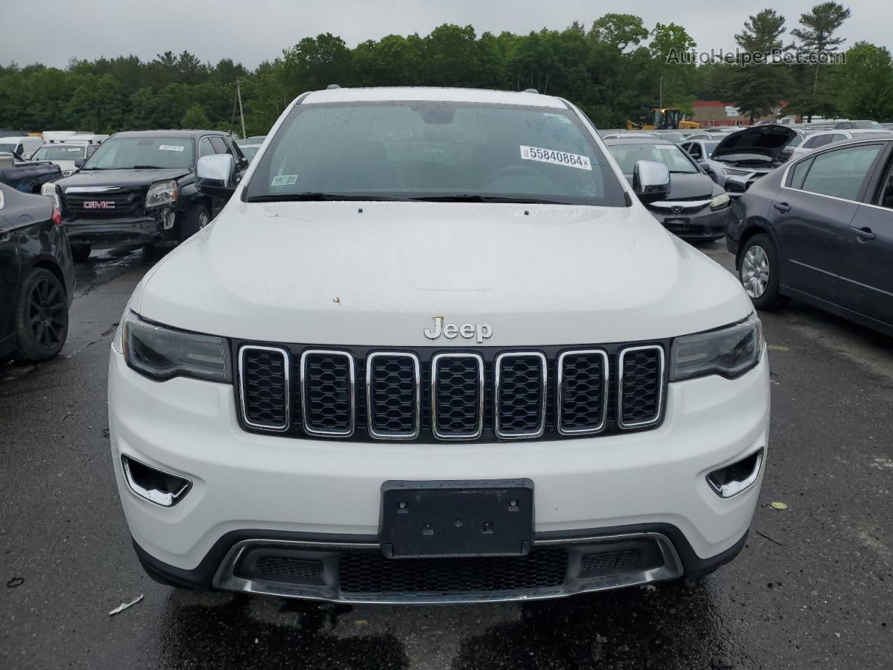 2021 Jeep Grand Cherokee Limited White vin: 1C4RJFBG1MC510525