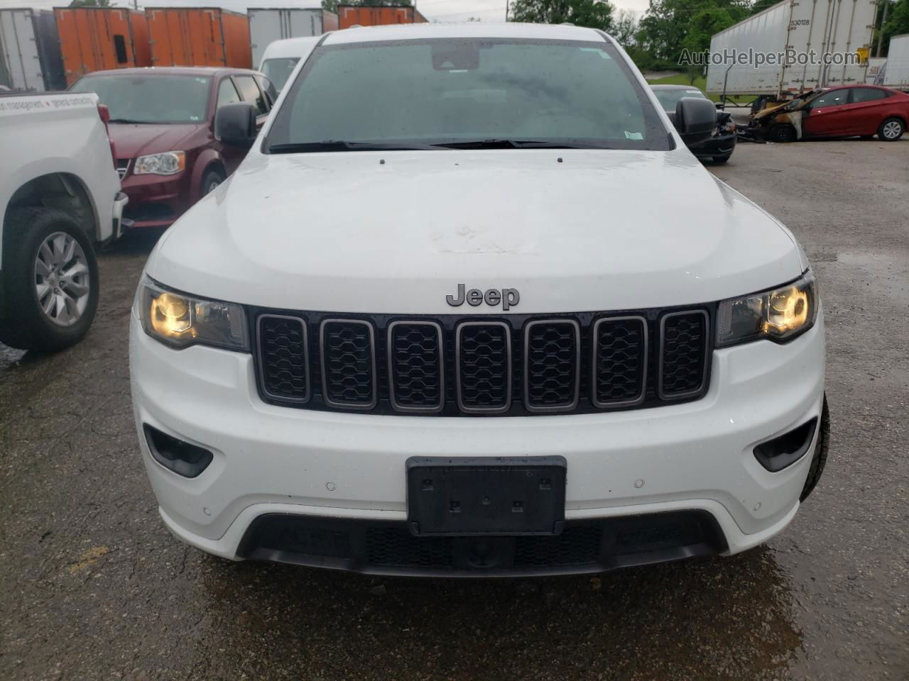 2021 Jeep Grand Cherokee Limited White vin: 1C4RJFBG1MC561801