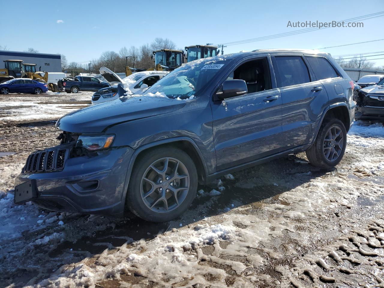 2021 Jeep Grand Cherokee Limited Blue vin: 1C4RJFBG1MC623245