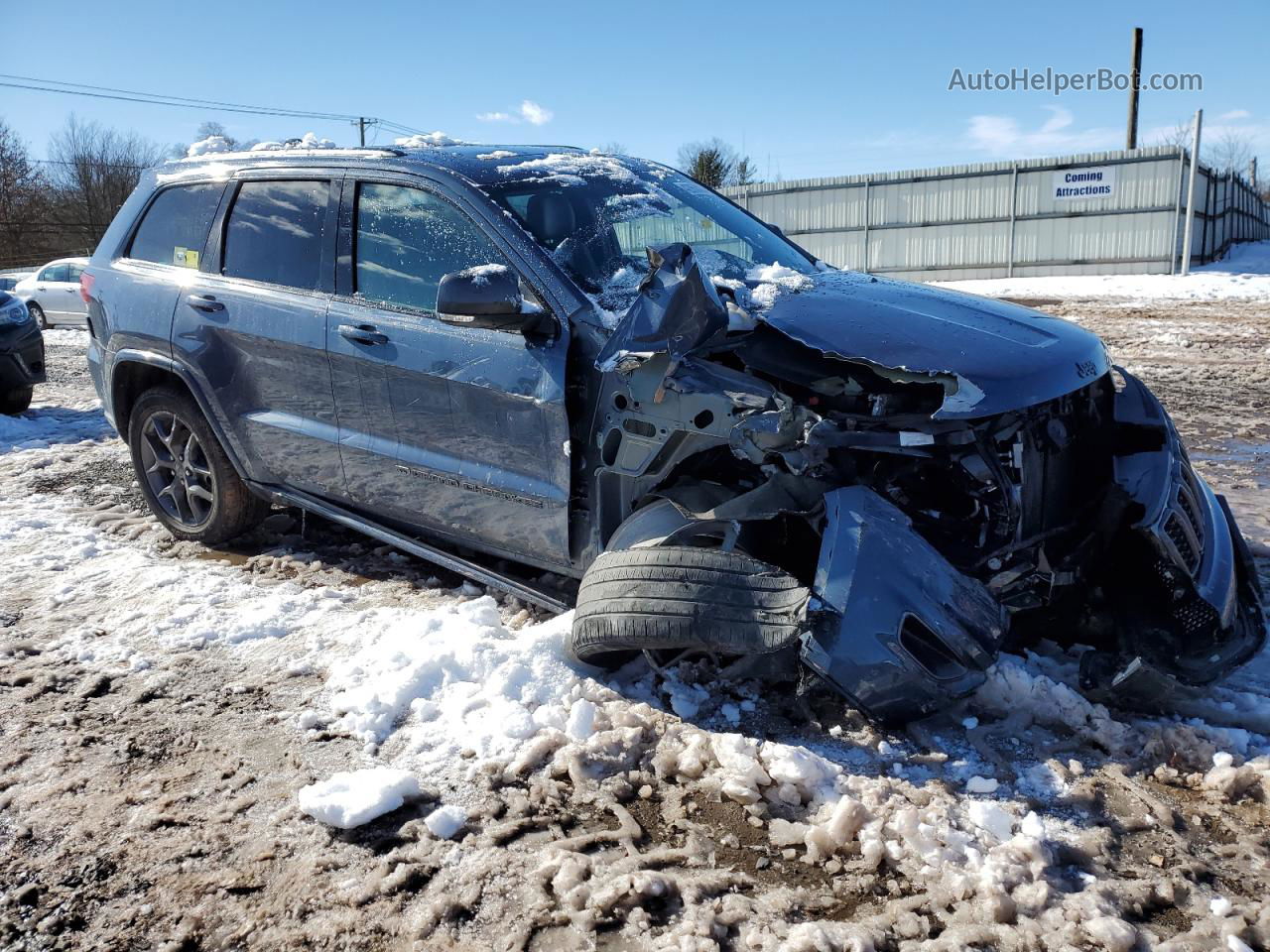 2021 Jeep Grand Cherokee Limited Blue vin: 1C4RJFBG1MC623245