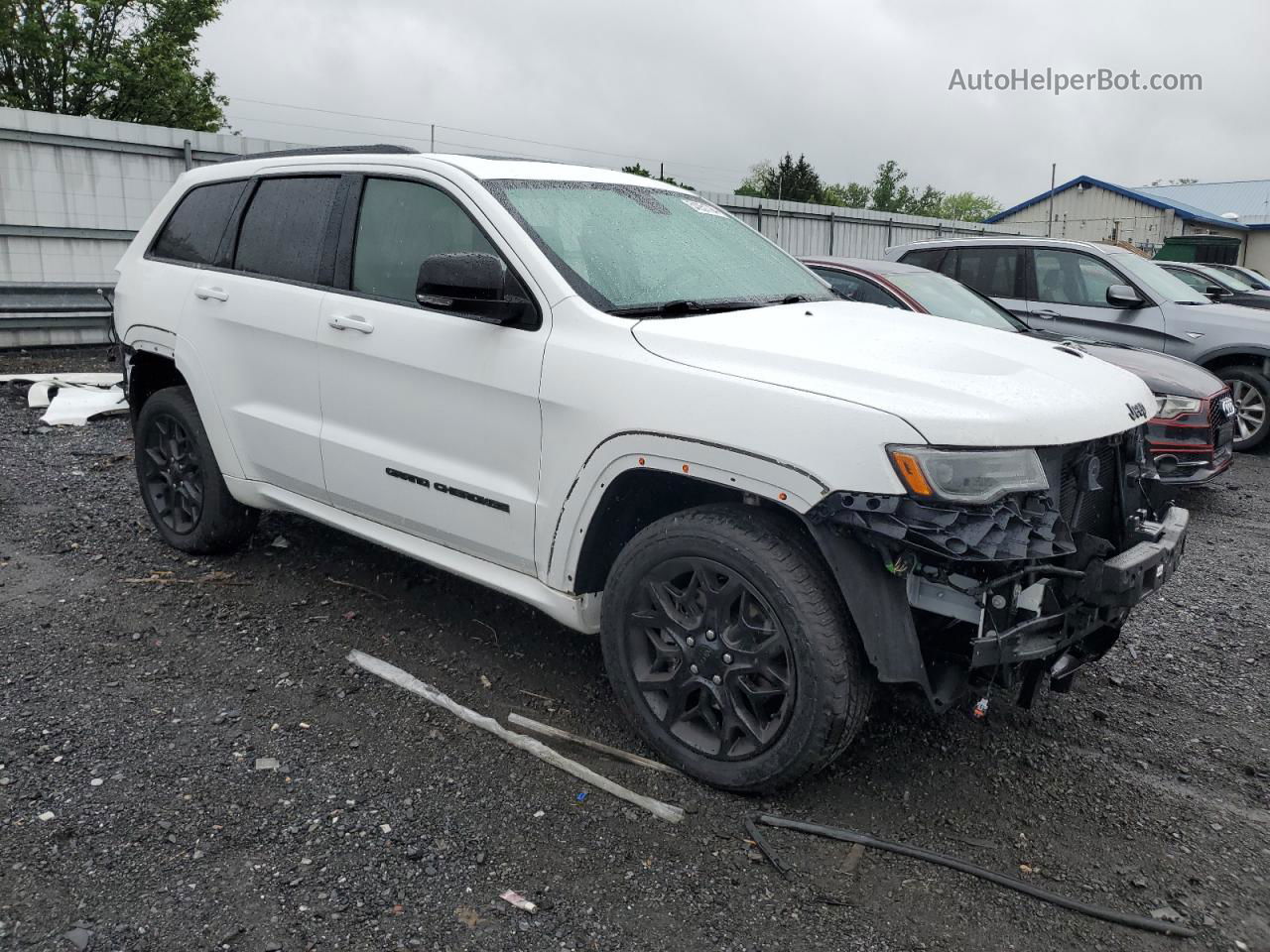 2021 Jeep Grand Cherokee Limited White vin: 1C4RJFBG1MC651885