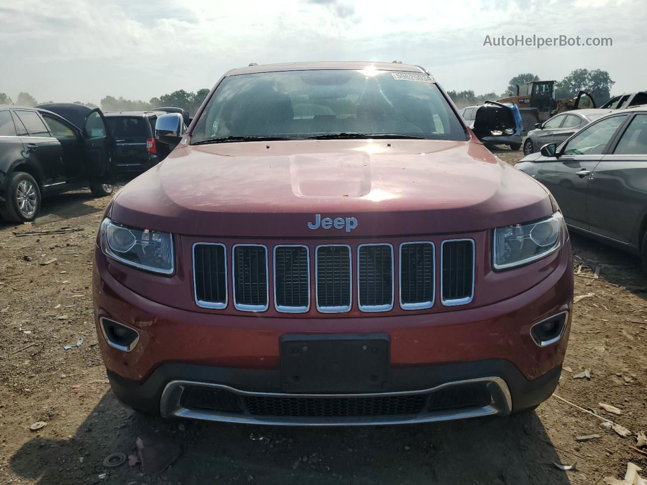 2014 Jeep Grand Cherokee Limited Burgundy vin: 1C4RJFBG2EC101774