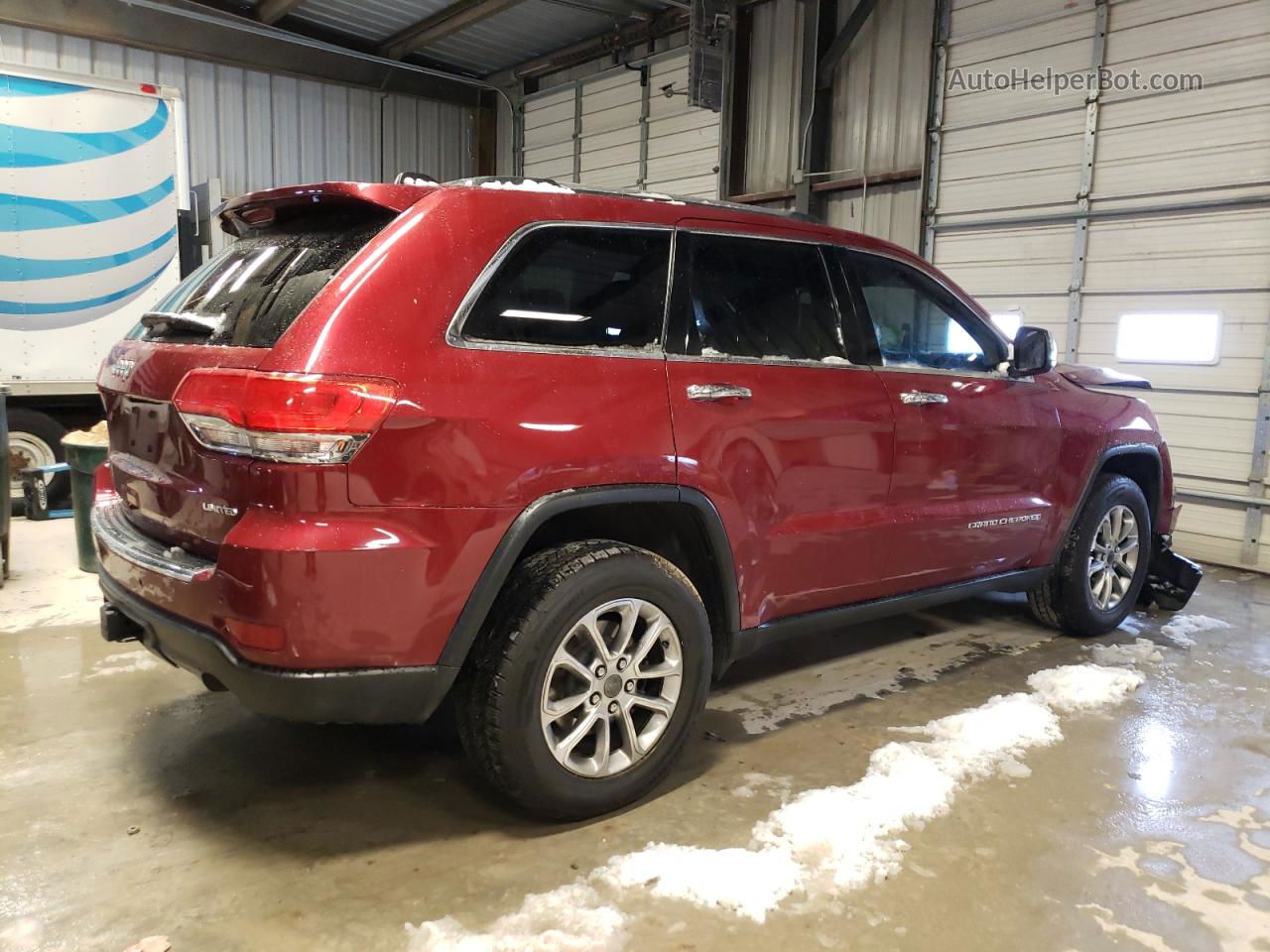 2014 Jeep Grand Cherokee Limited Maroon vin: 1C4RJFBG2EC122186