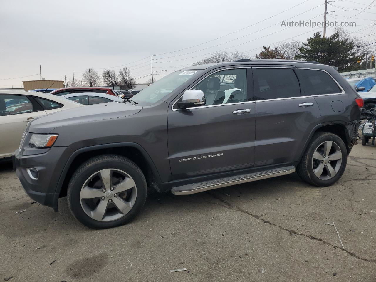 2014 Jeep Grand Cherokee Limited Серый vin: 1C4RJFBG2EC253795