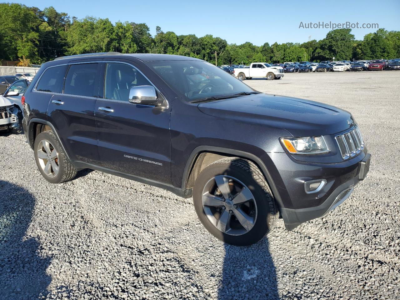 2014 Jeep Grand Cherokee Limited Gray vin: 1C4RJFBG2EC258978