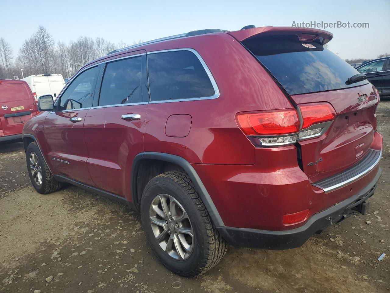 2014 Jeep Grand Cherokee Limited Red vin: 1C4RJFBG2EC275568