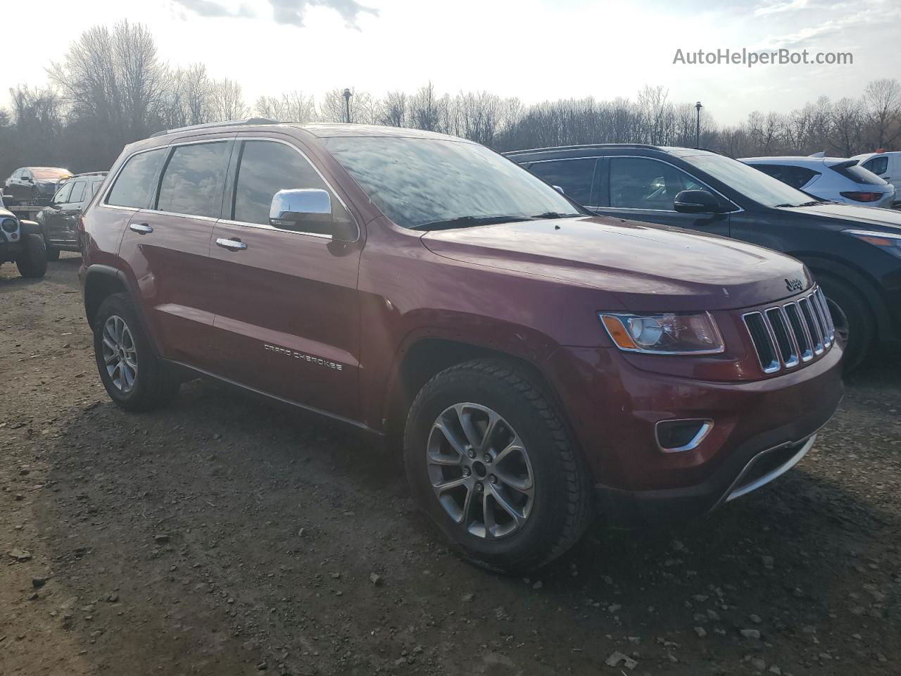 2014 Jeep Grand Cherokee Limited Red vin: 1C4RJFBG2EC275568