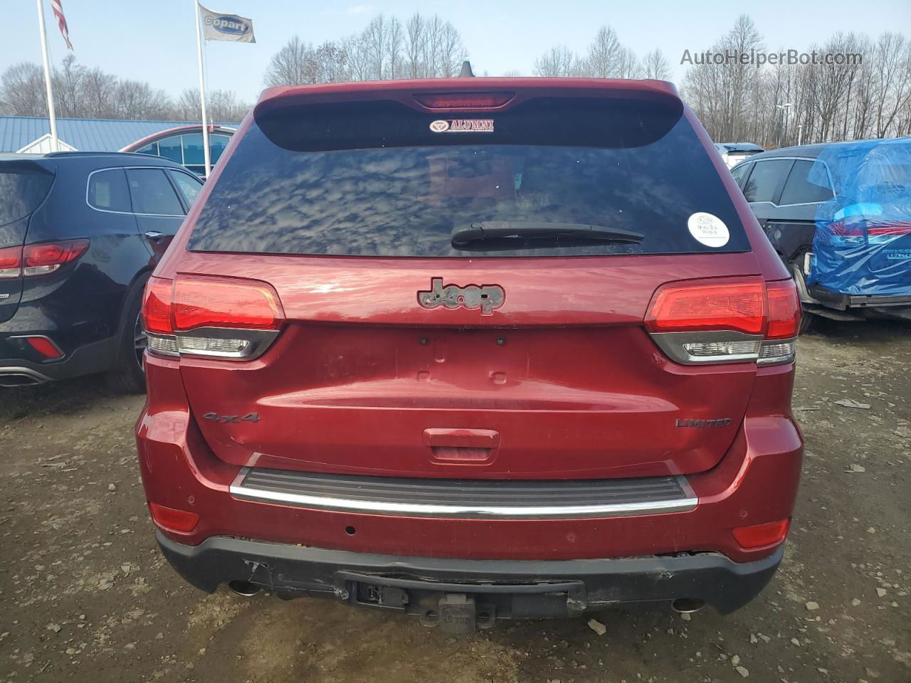 2014 Jeep Grand Cherokee Limited Red vin: 1C4RJFBG2EC275568