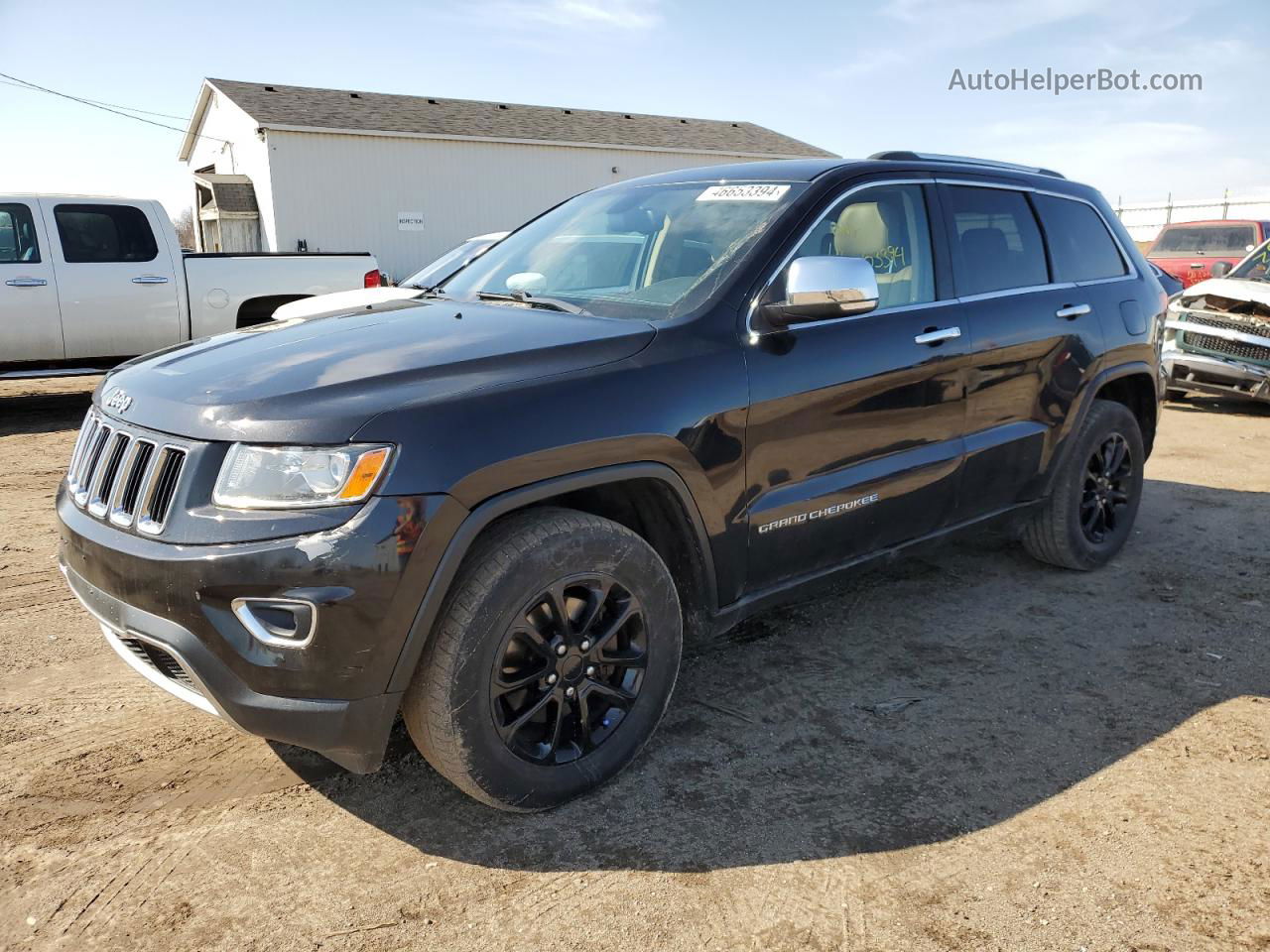 2014 Jeep Grand Cherokee Limited Black vin: 1C4RJFBG2EC339625