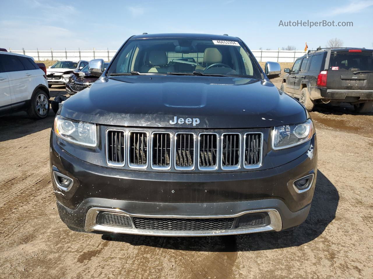 2014 Jeep Grand Cherokee Limited Черный vin: 1C4RJFBG2EC339625