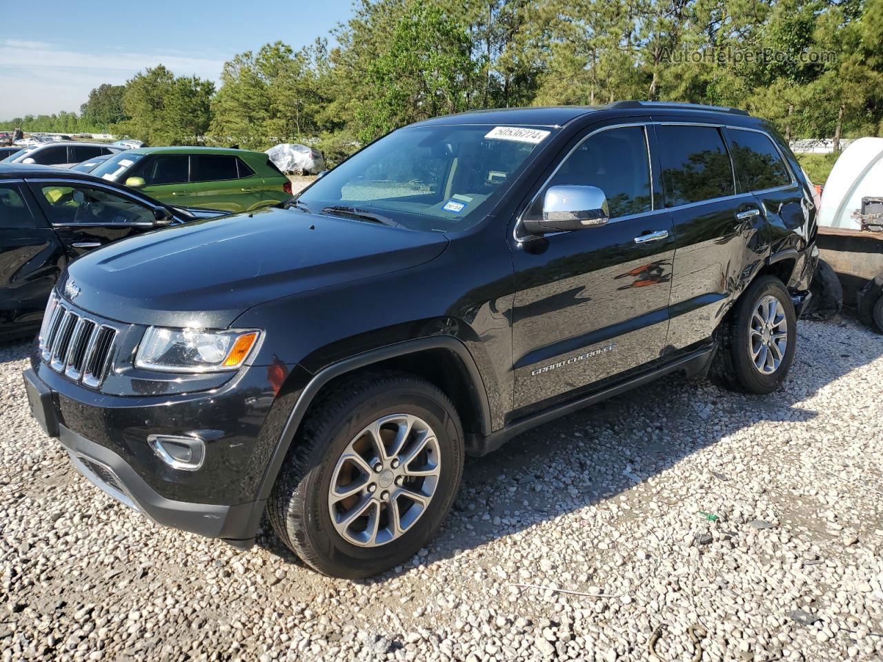 2014 Jeep Grand Cherokee Limited Black vin: 1C4RJFBG2EC459120