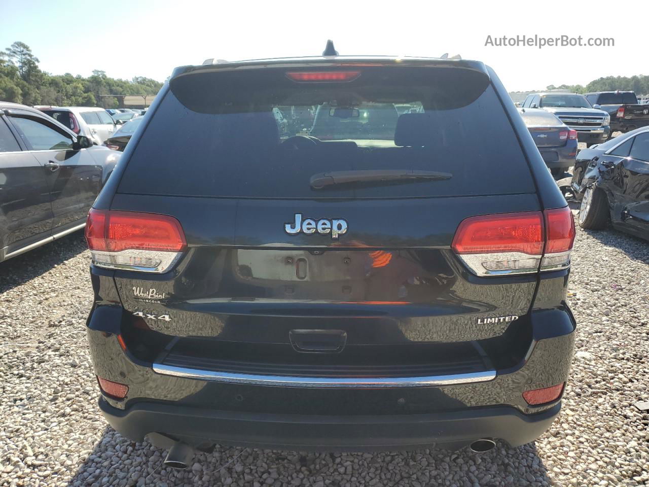 2014 Jeep Grand Cherokee Limited Black vin: 1C4RJFBG2EC459120