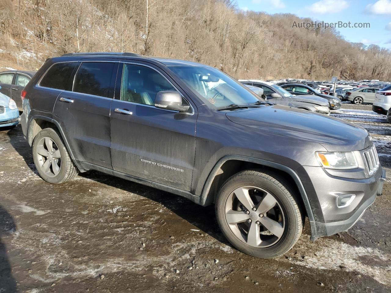 2014 Jeep Grand Cherokee Limited Gray vin: 1C4RJFBG2EC497026