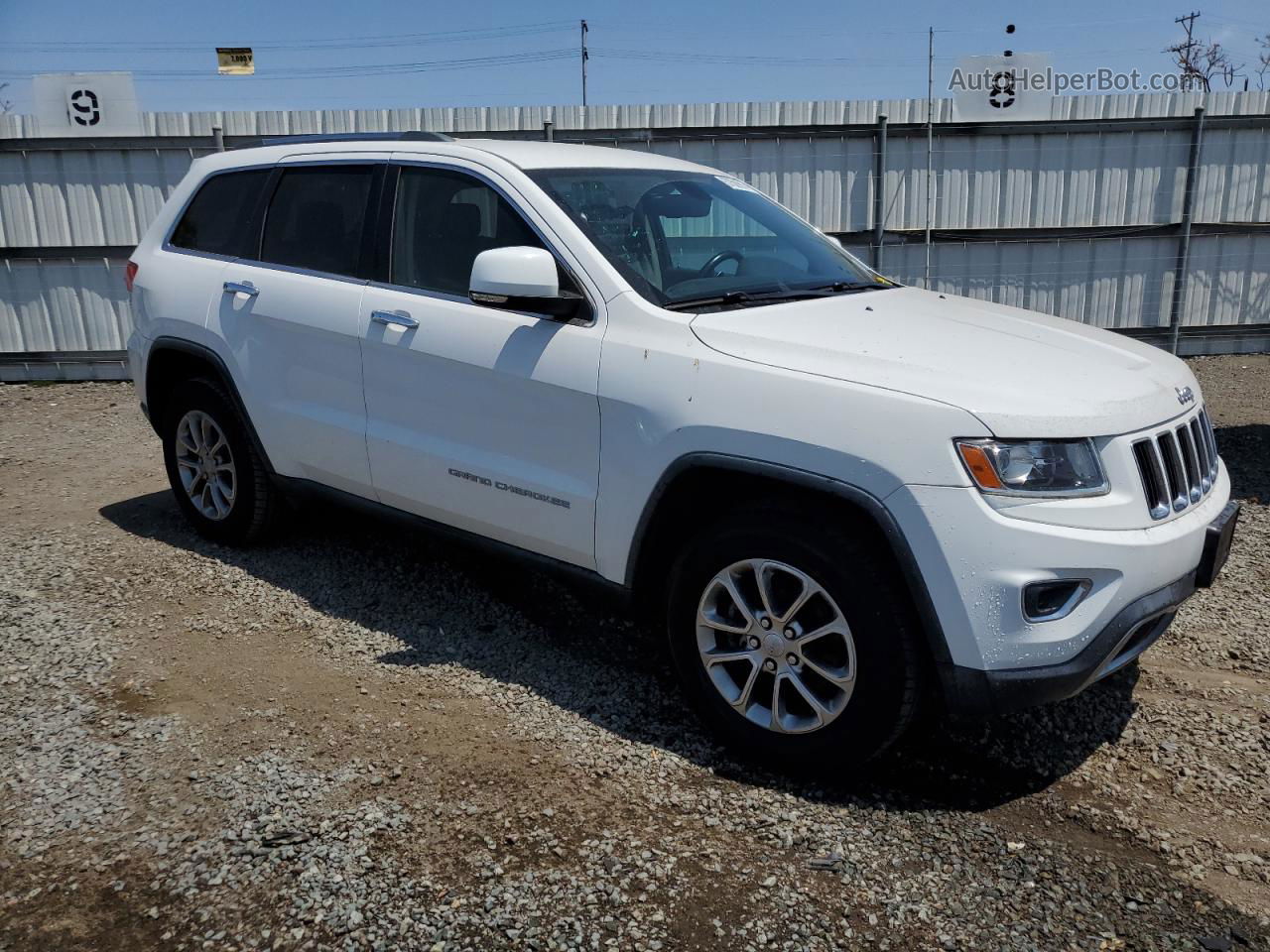 2014 Jeep Grand Cherokee Limited Белый vin: 1C4RJFBG2EC519025