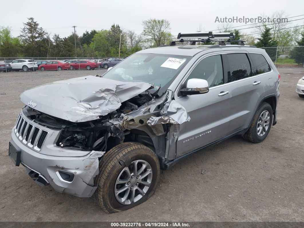 2015 Jeep Grand Cherokee Limited Silver vin: 1C4RJFBG2FC205618