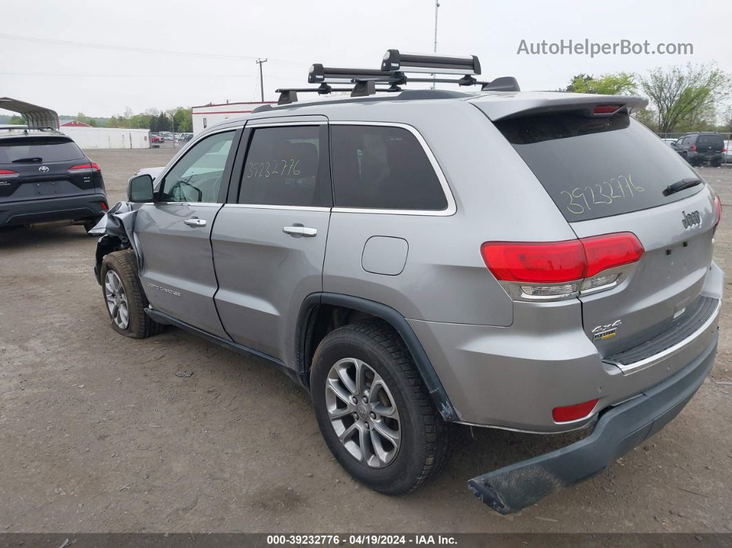 2015 Jeep Grand Cherokee Limited Silver vin: 1C4RJFBG2FC205618