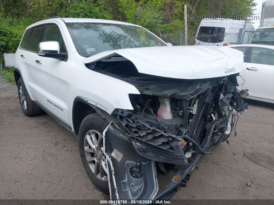 2015 Jeep Grand Cherokee Limited White vin: 1C4RJFBG2FC632376