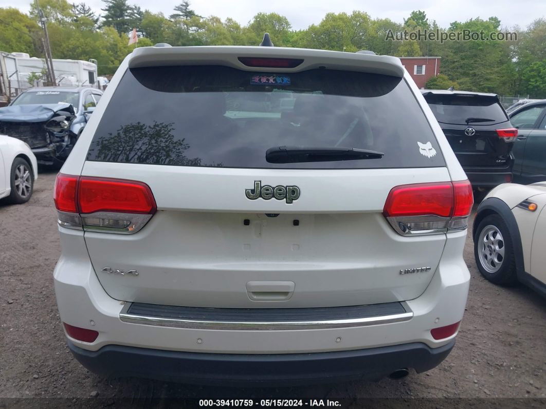 2015 Jeep Grand Cherokee Limited White vin: 1C4RJFBG2FC632376