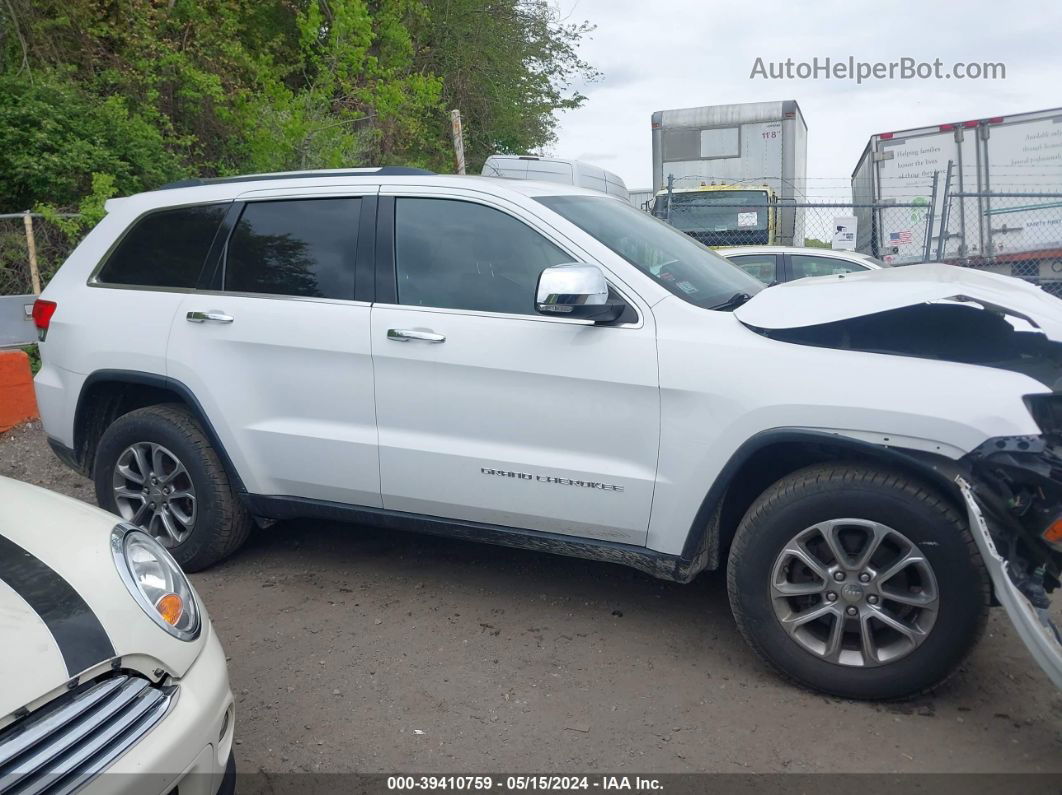 2015 Jeep Grand Cherokee Limited White vin: 1C4RJFBG2FC632376