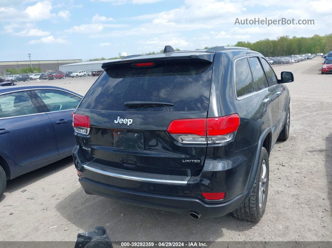 2015 Jeep Grand Cherokee Limited Black vin: 1C4RJFBG2FC738438