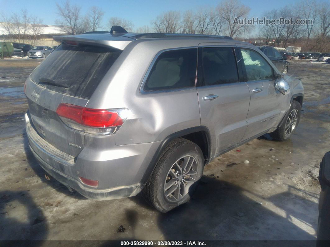 2017 Jeep Grand Cherokee Limited 4x4 Silver vin: 1C4RJFBG2HC635281