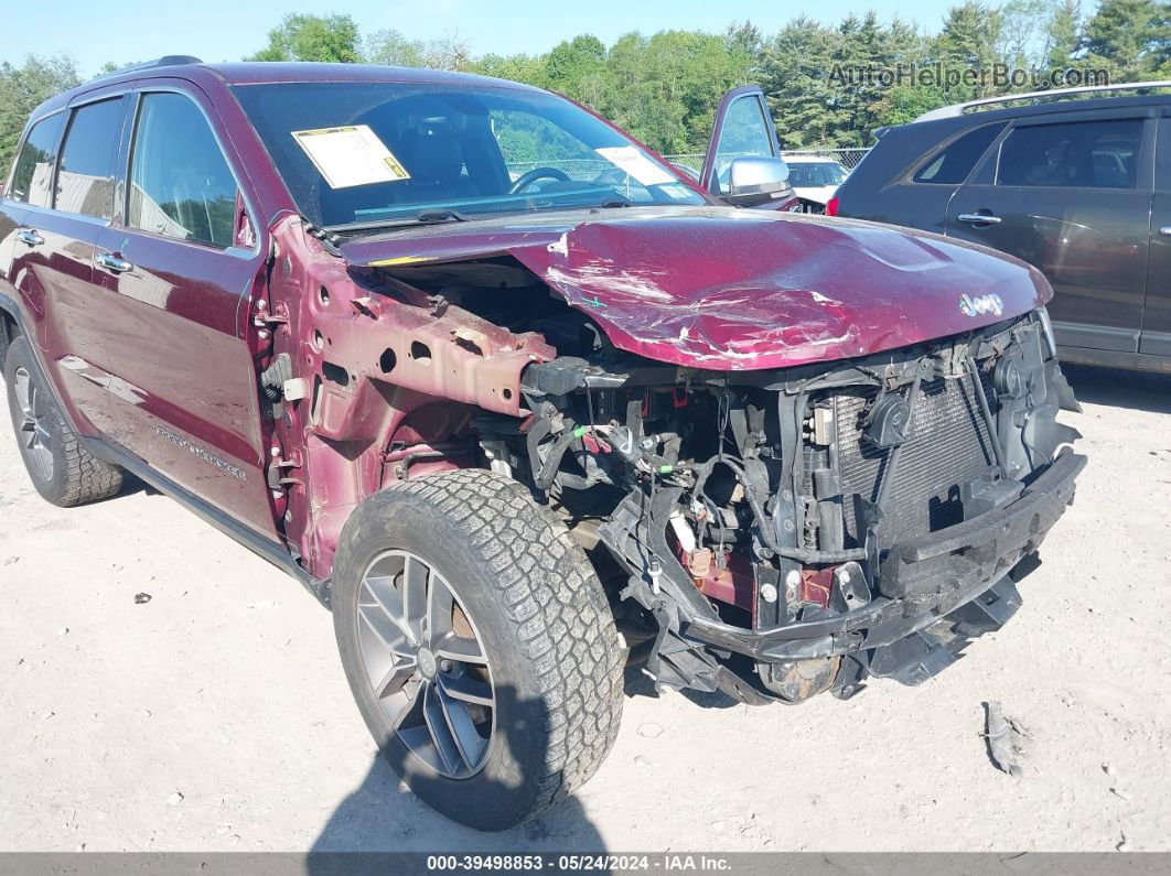 2017 Jeep Grand Cherokee Limited 4x4 Maroon vin: 1C4RJFBG2HC840843