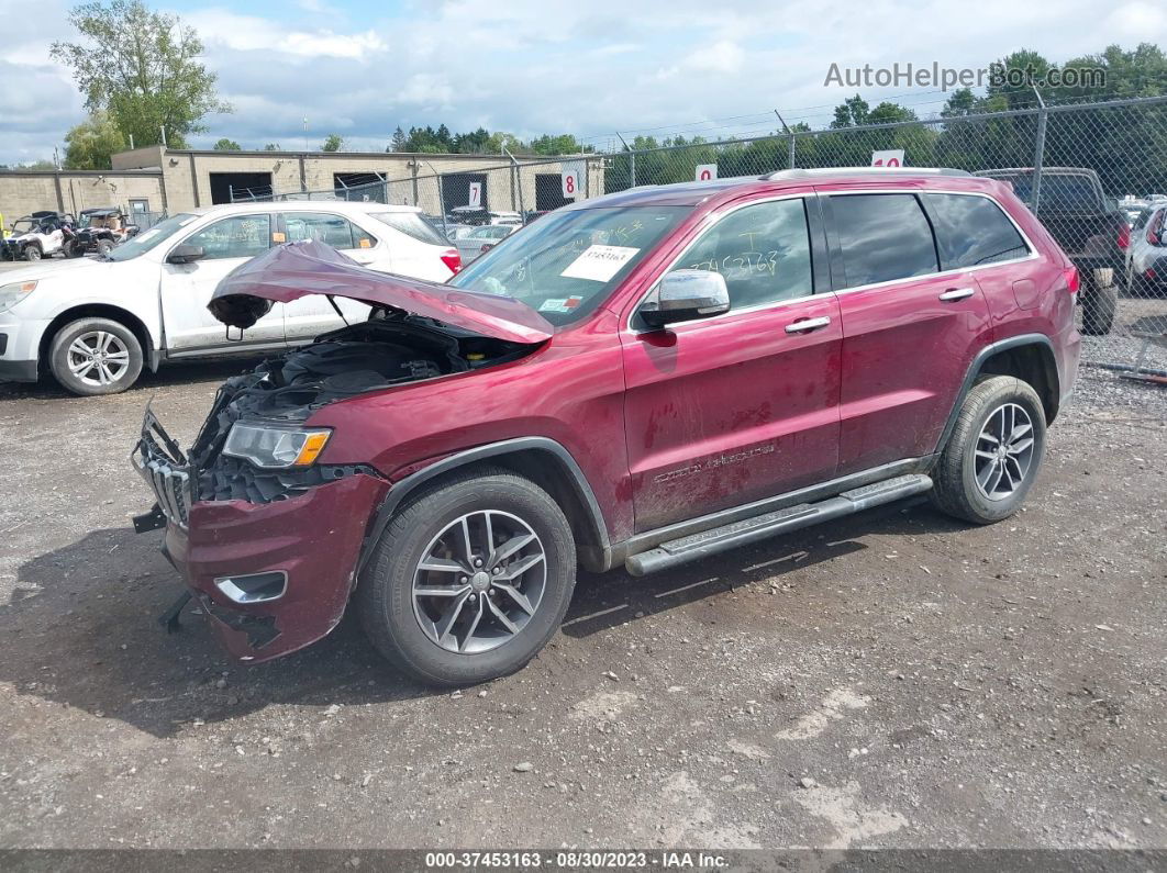 2017 Jeep Grand Cherokee Limited 4x4 Красный vin: 1C4RJFBG2HC954745