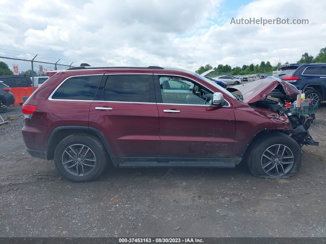 2017 Jeep Grand Cherokee Limited 4x4 Red vin: 1C4RJFBG2HC954745