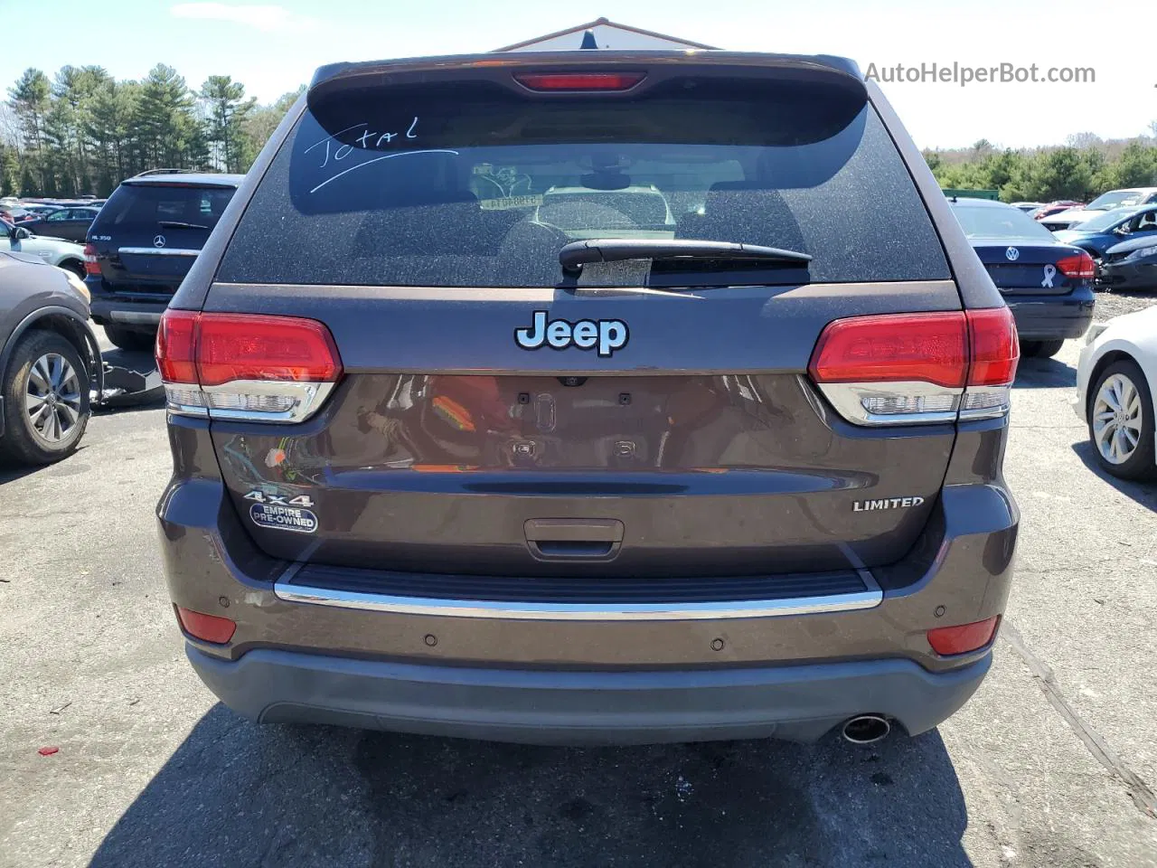 2019 Jeep Grand Cherokee Limited Brown vin: 1C4RJFBG2KC653819