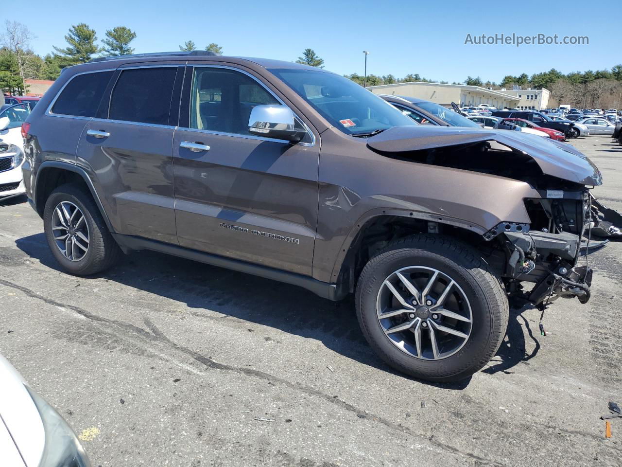 2019 Jeep Grand Cherokee Limited Brown vin: 1C4RJFBG2KC653819