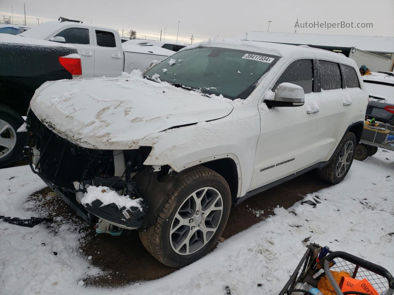 2019 Jeep Grand Cherokee Limited Белый vin: 1C4RJFBG2KC705868