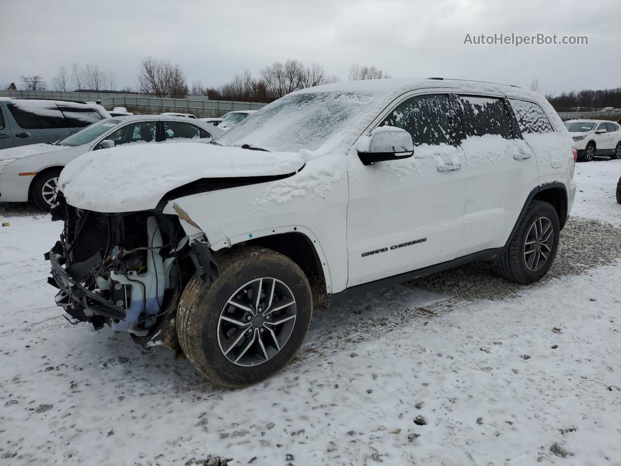 2019 Jeep Grand Cherokee Limited White vin: 1C4RJFBG2KC724744