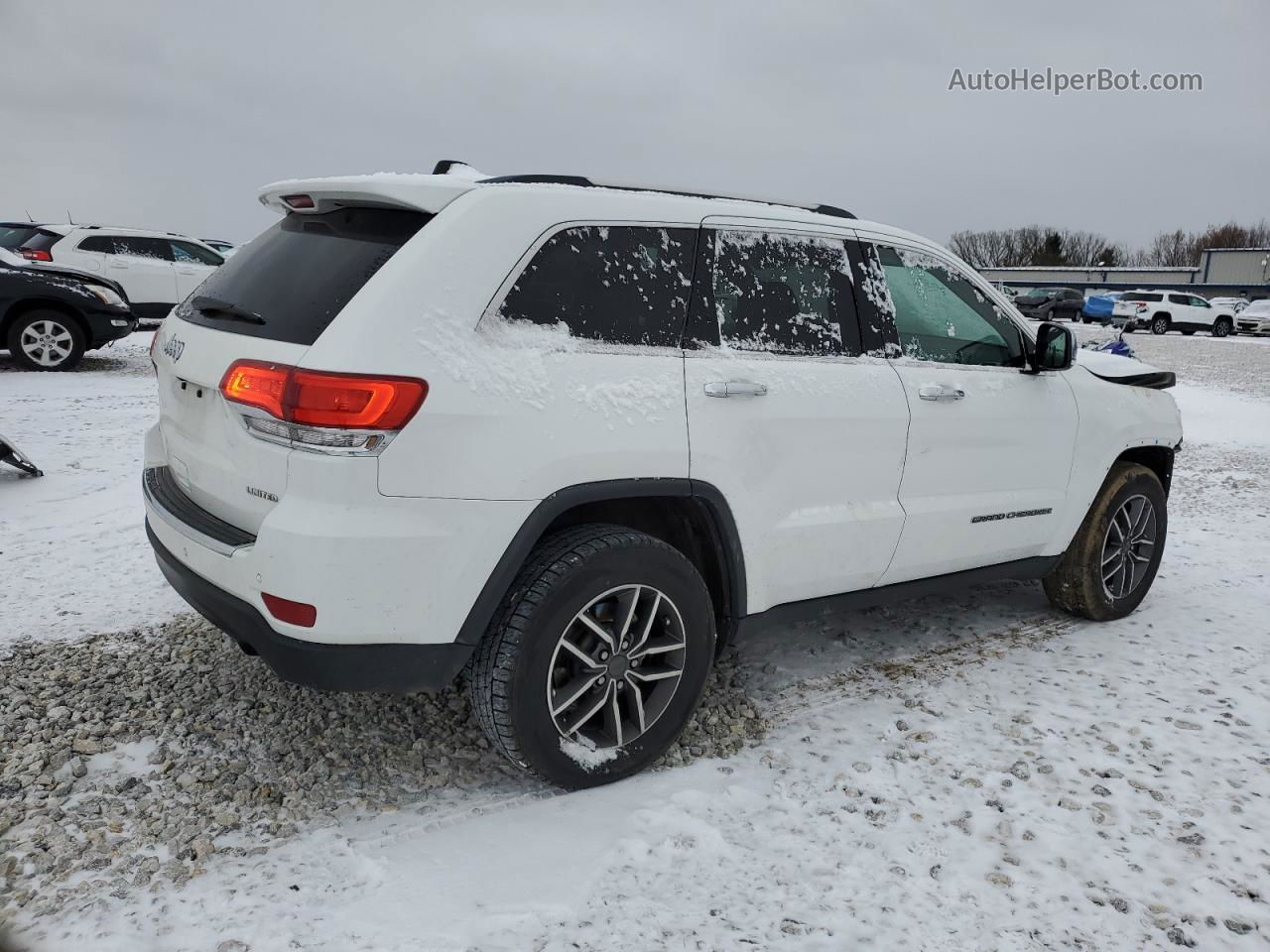 2019 Jeep Grand Cherokee Limited White vin: 1C4RJFBG2KC724744