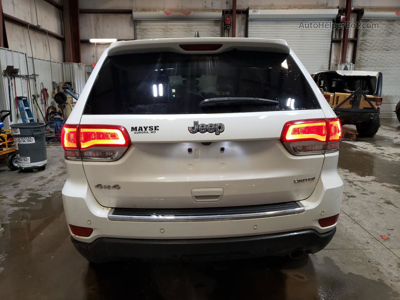 2019 Jeep Grand Cherokee Limited White vin: 1C4RJFBG2KC734769