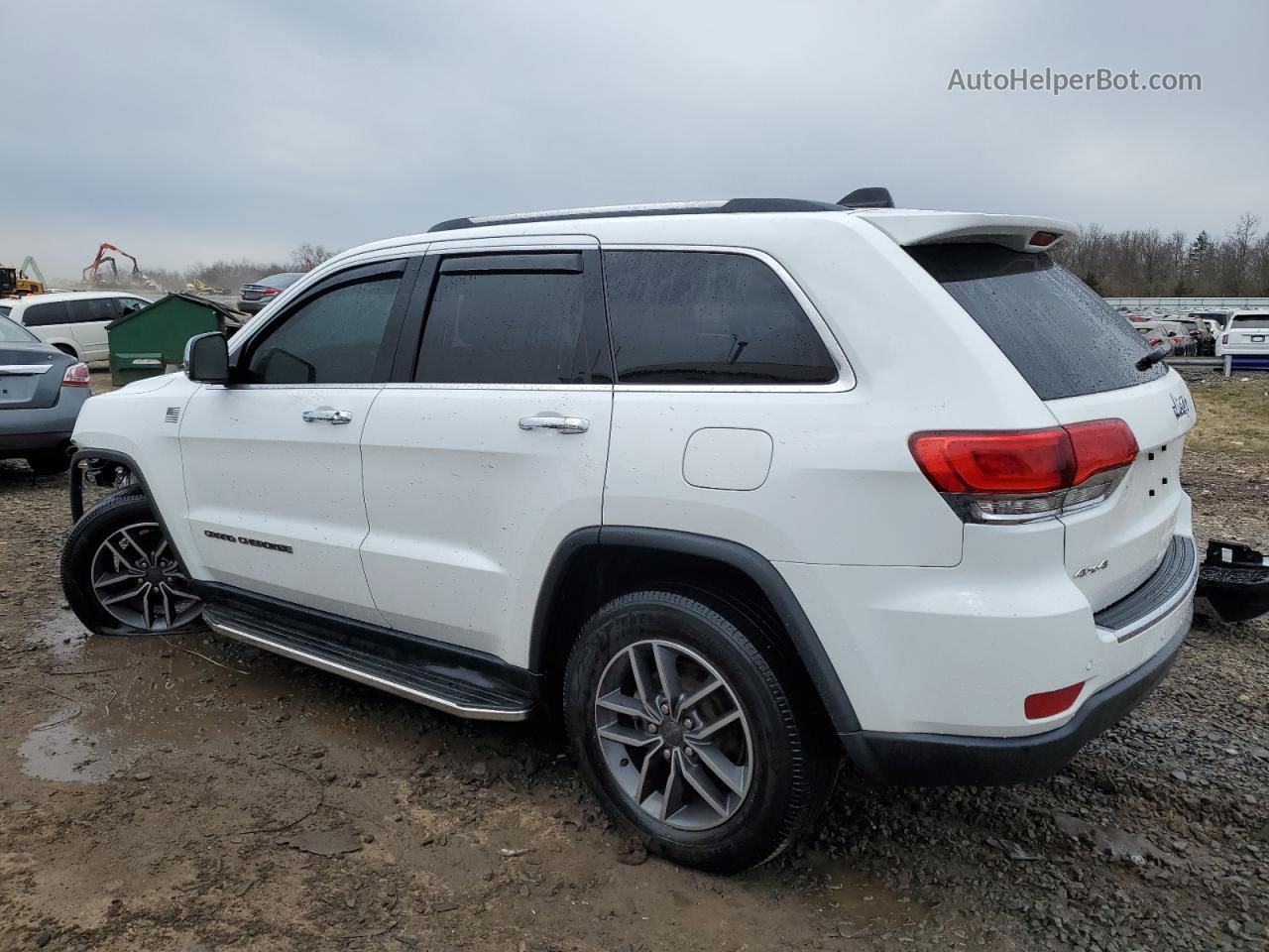 2019 Jeep Grand Cherokee Limited White vin: 1C4RJFBG2KC854359