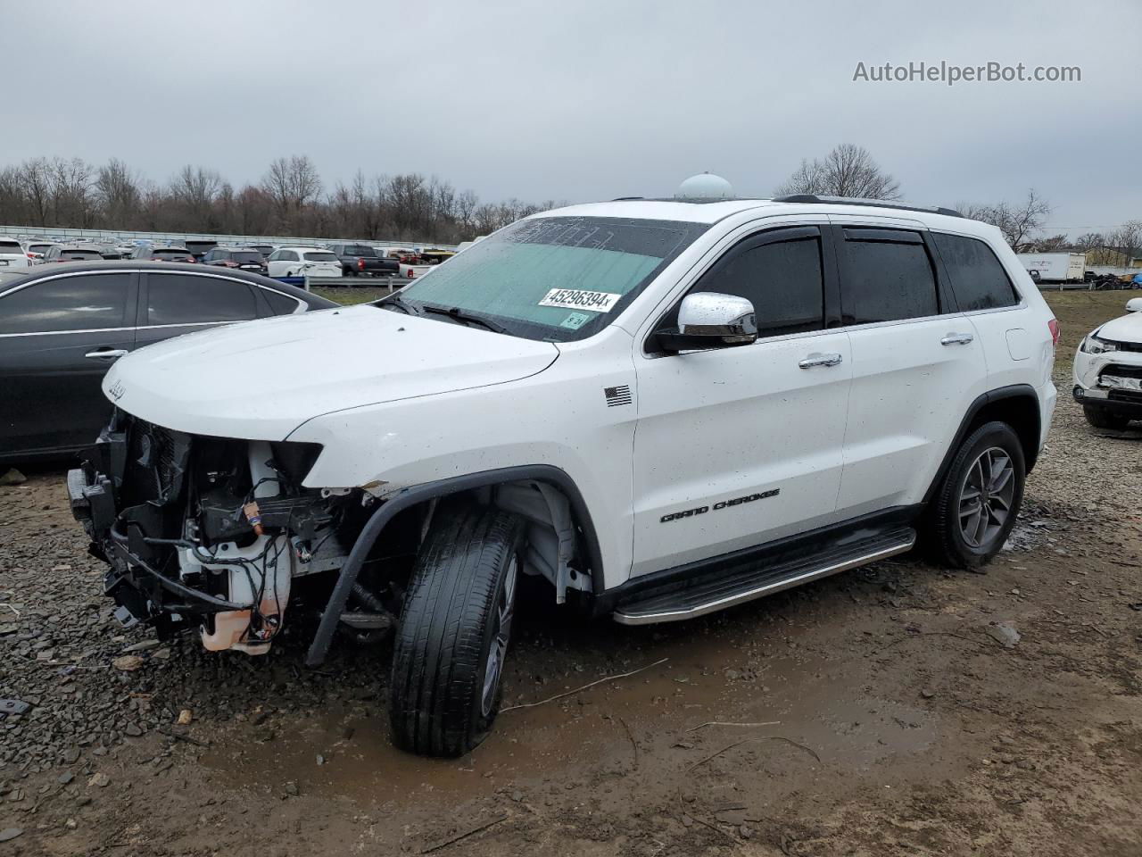 2019 Jeep Grand Cherokee Limited White vin: 1C4RJFBG2KC854359