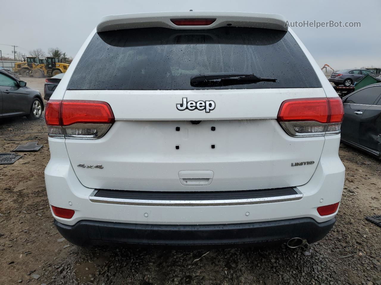 2019 Jeep Grand Cherokee Limited White vin: 1C4RJFBG2KC854359